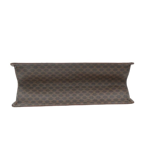 CELINE Logo Macadam Pattern Hand Bag PVC Leather GHW Made in Itay 83KB264 - Picture 6 of 15